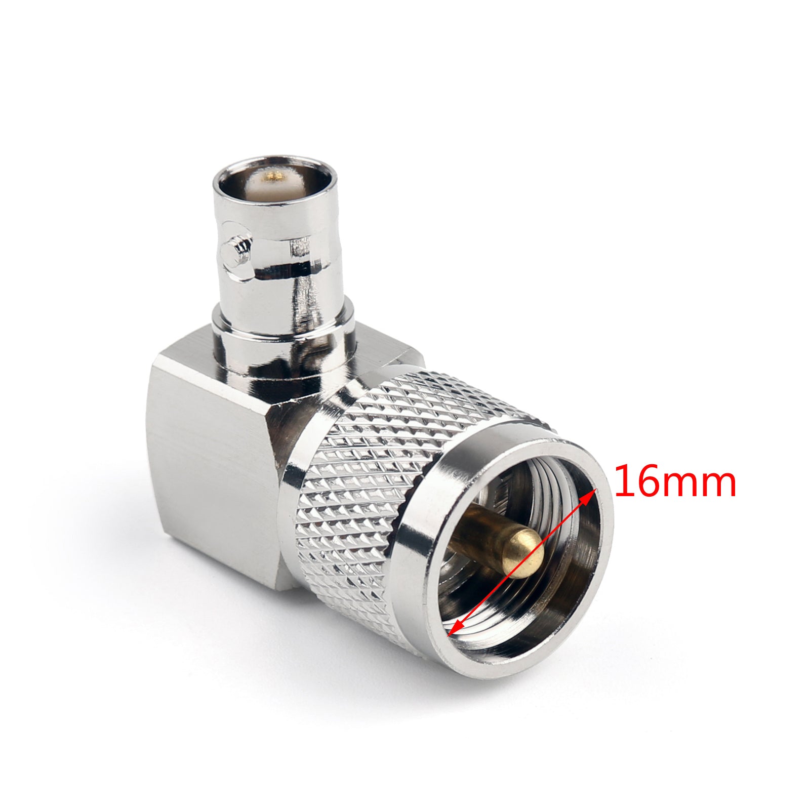 10pcs UHF PL259 Male to BNC Female Right Angle RF Coaxial Adapter Connectors - Perfect for Ham Radio, CCTV, and Antenna Installations