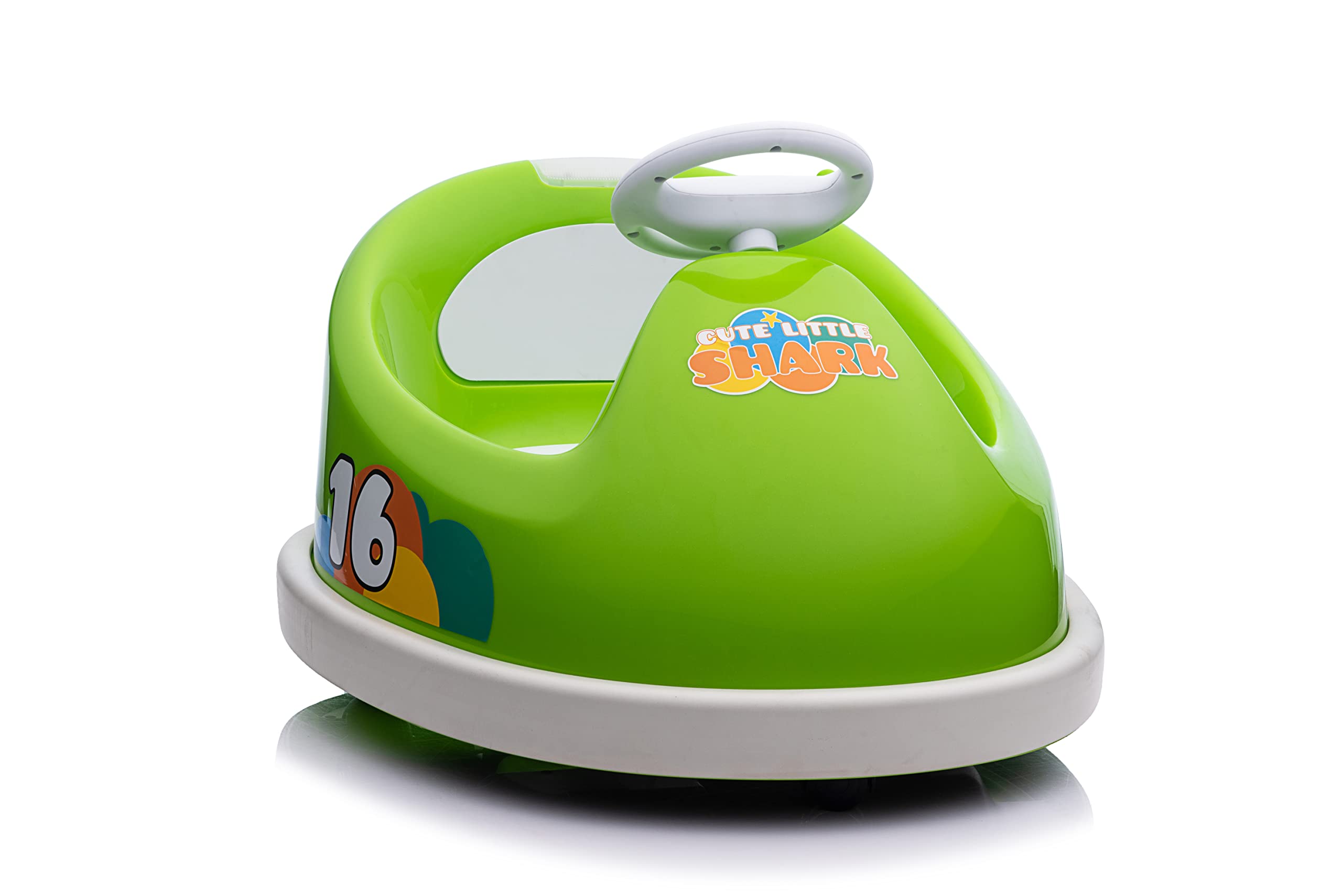 Best Electric Ride On Cars for Kids Ages 2-4 - 6V Battery Powered Bumper Car with Anti-Collision Bar, 360° Spin, LED Lights & Music - Safe Toddler Toy for Indoor/Outdoor Play, Birthday Gifts & Family Fun