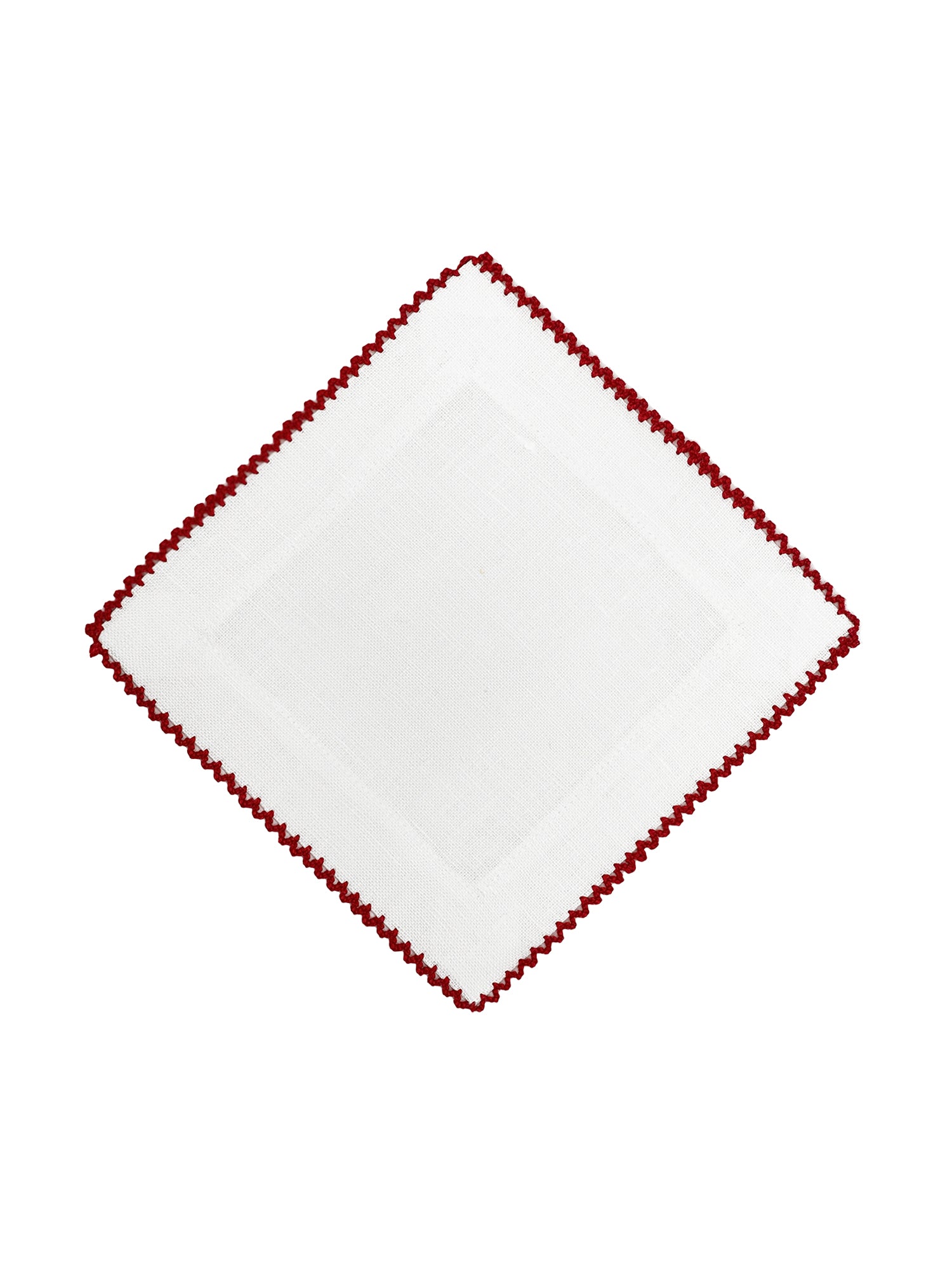 Premium Picot Edge Cocktail Napkins - Elegant Lace Trimmed Paper Napkins for Parties, Weddings & Special Events - 5.5 Inch Square Beverage Napkins for Drinks, Appetizers & Formal Dining