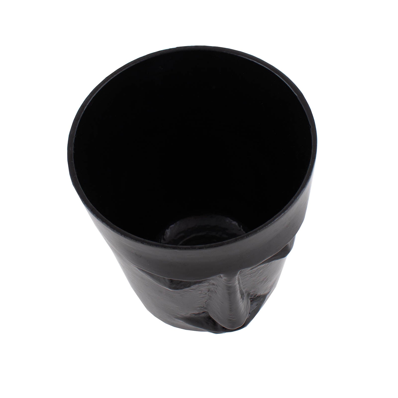 BarConic® Black Stainless Steel Tiki Mug - 12 oz Insulated Cup for Tropical Cocktails, Beer & Iced Drinks - Perfect for Luau Parties, Beach Bars & Summer BBQs