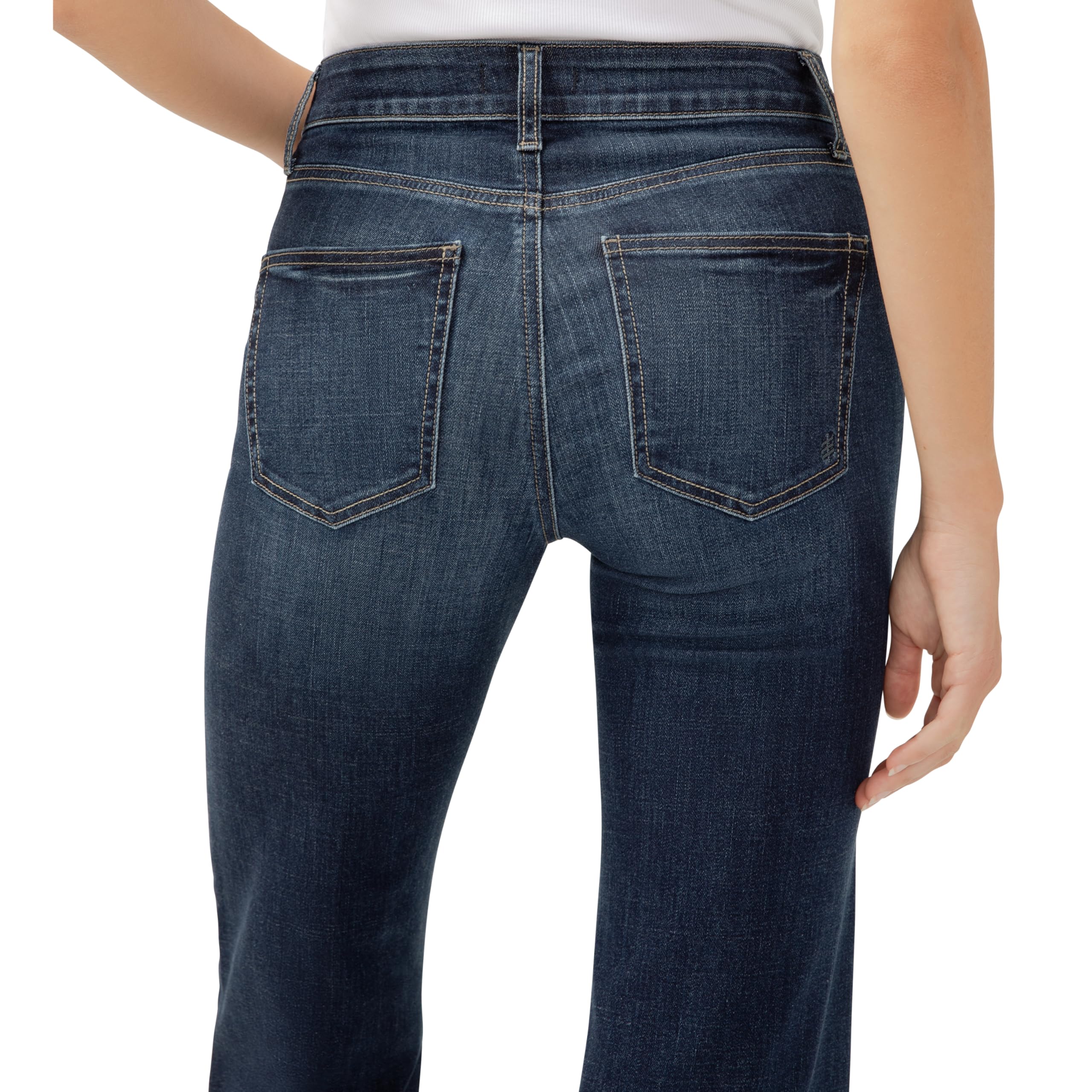 Silver Jeans Co. Women's Avery High Rise Curvy Fit Trouser Jeans - Stretchy Comfort for Work & Casual Wear | Flattering Plus Size Denim Pants for Everyday Style