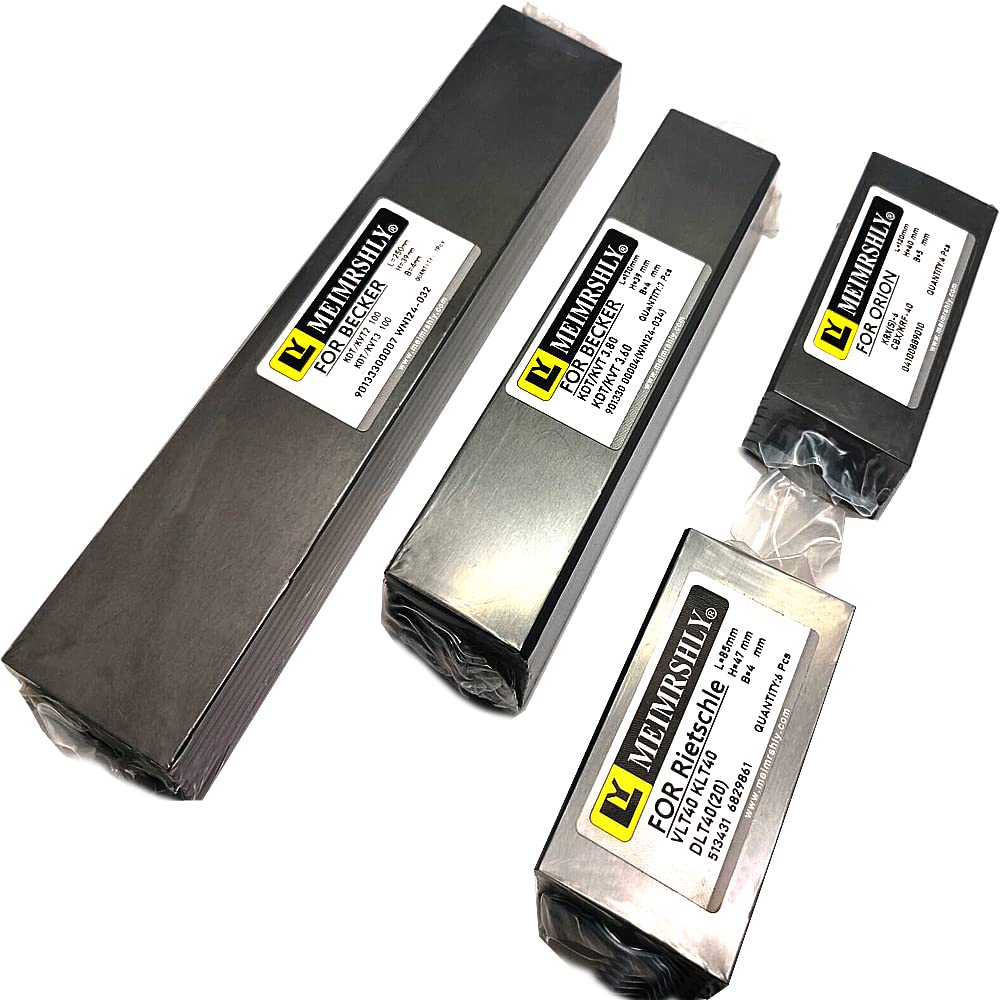 160-28-4mm Carbon Vanes for Becker Rietschle Orion Busch Vacuum Pump - 7Pcs Replacement Kit - Industrial & Commercial Vacuum System Maintenance