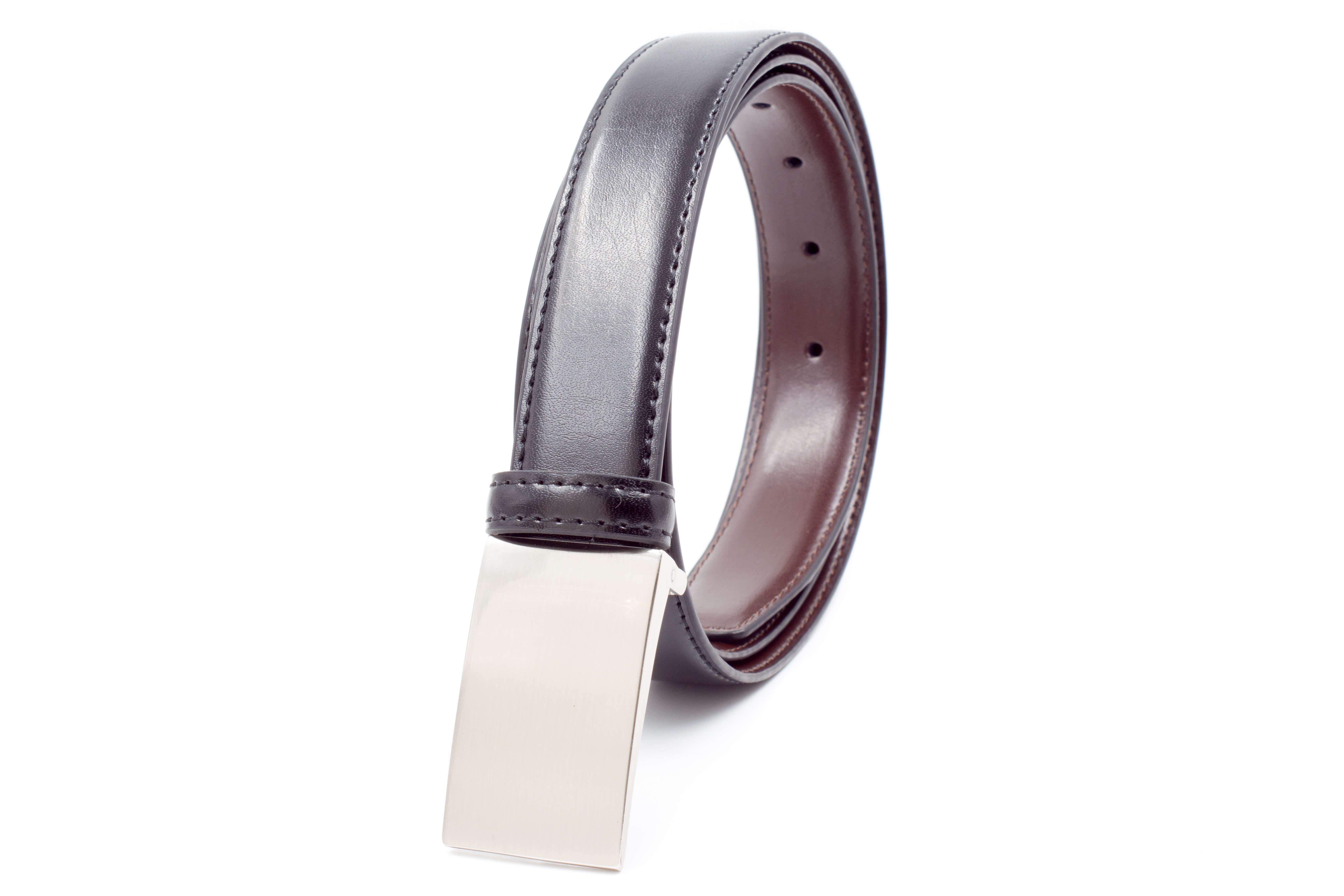 Baby & Boys Leather Belt with Black Flat Buckle - Adjustable Waistband for Toddlers & Kids - Perfect for School, Church & Special Occasions