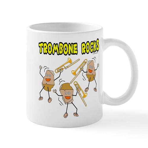White - Trombone Rocks Mug