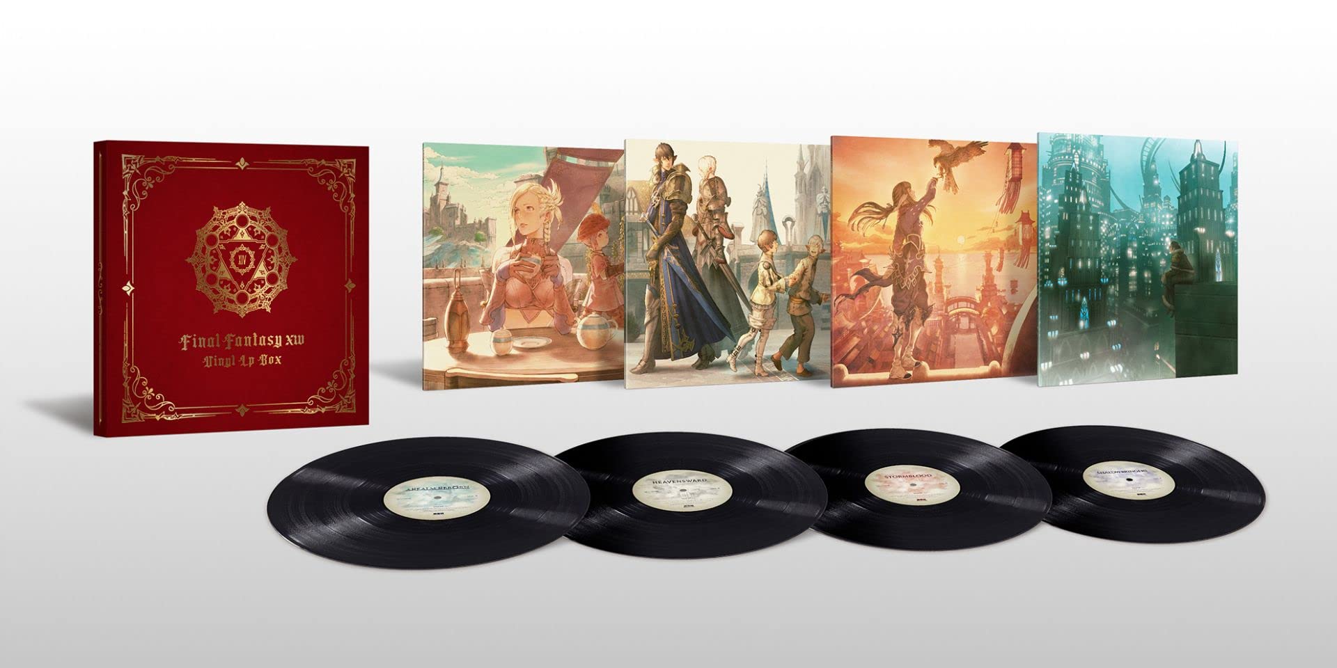 Final Fantasy XIV Original Soundtrack Box Set - Exclusive Classic Black Vinyl LPx4 | Video Game Music Collection for Fans & Audiophiles | Perfect for Gaming Sessions & Music Enthusiasts