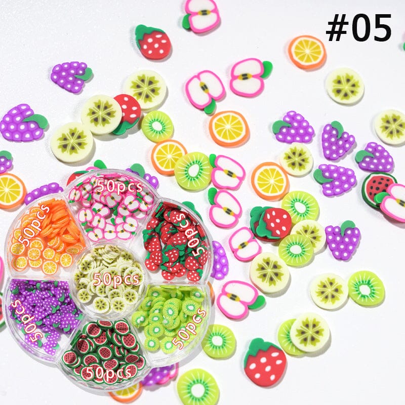 Crystal Cuddly Bear Plush Toy - Floral and Fruit Nail Art Wheel for DIY Manicure | Perfect for Girls' Gifts, Home Decor, and Nail Salon Accessories