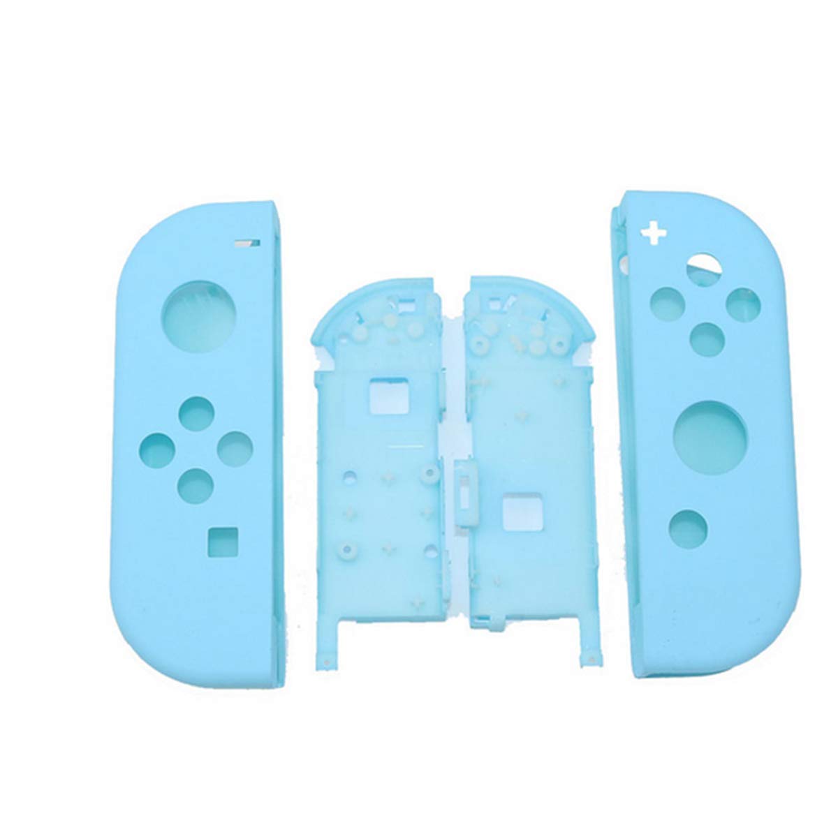LR Full Housing Shell Case Cover with Frame Color Replacement for Nintendo Switch Controller - Light Blue | Durable Protective Gaming Accessory for Enhanced Grip & Comfort | Perfect for Gaming, Travel & Everyday Use