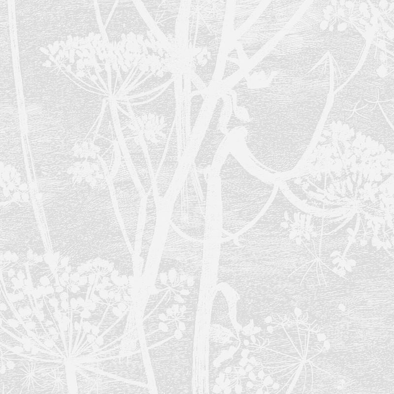 Cole and Son Cow Parsley White Wallpaper - Premium Floral Design for Living Room, Bedroom & Dining Room Decor