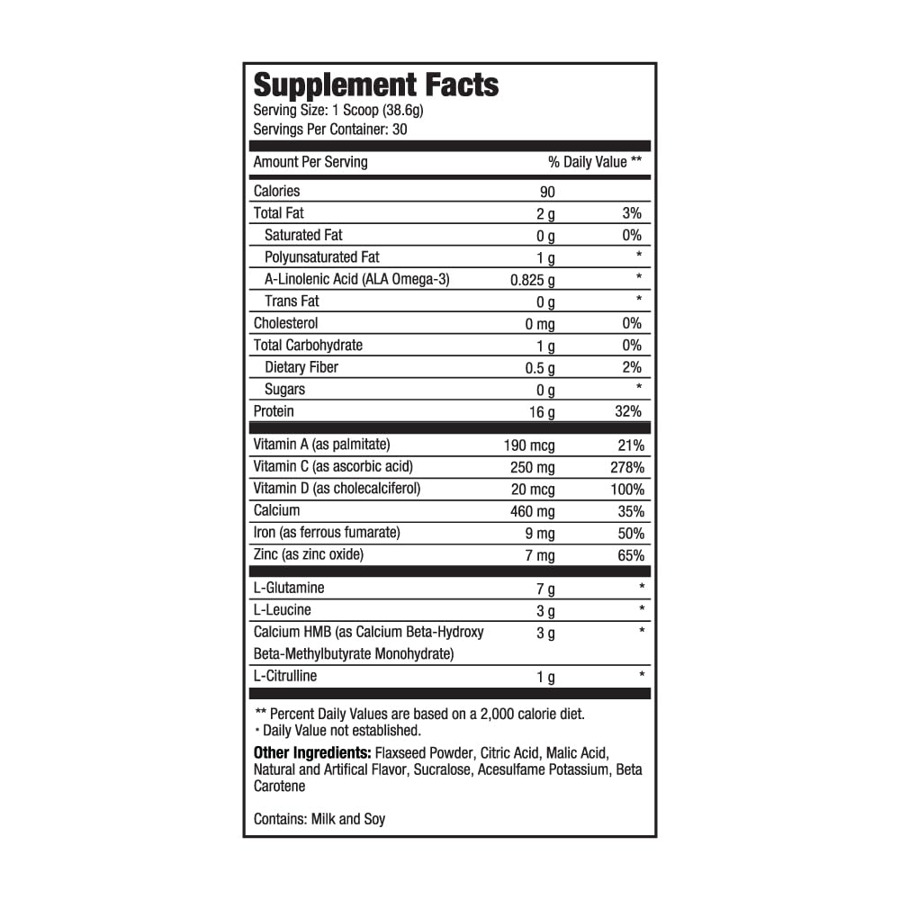 MEND Repair & Recover Citrus Protein Powder - Supports Bone, Wound & Tissue Healing | Post-Surgery Recovery & Athletic Performance Supplement