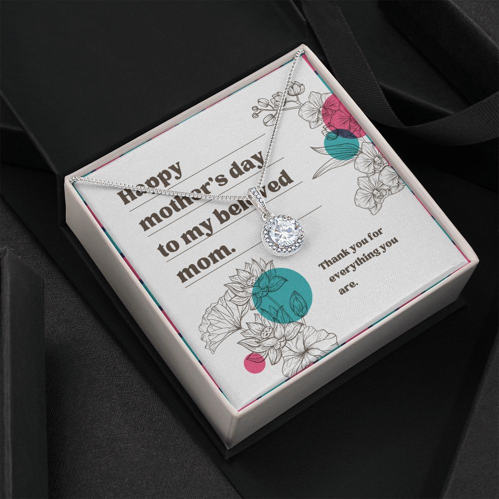 Elegant Mother's Day Necklace - Heart Pendant Jewelry Gift for Mom, Wife, Grandma - Perfect for Birthday, Anniversary & Special Occasions