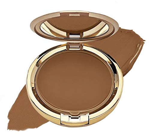 Milani Conceal+Perfect Cream-to-Powder Foundation - Amber Shade, Full Coverage, Matte Finish for Flawless Skin | Perfect for Daily Wear & Special Occasions