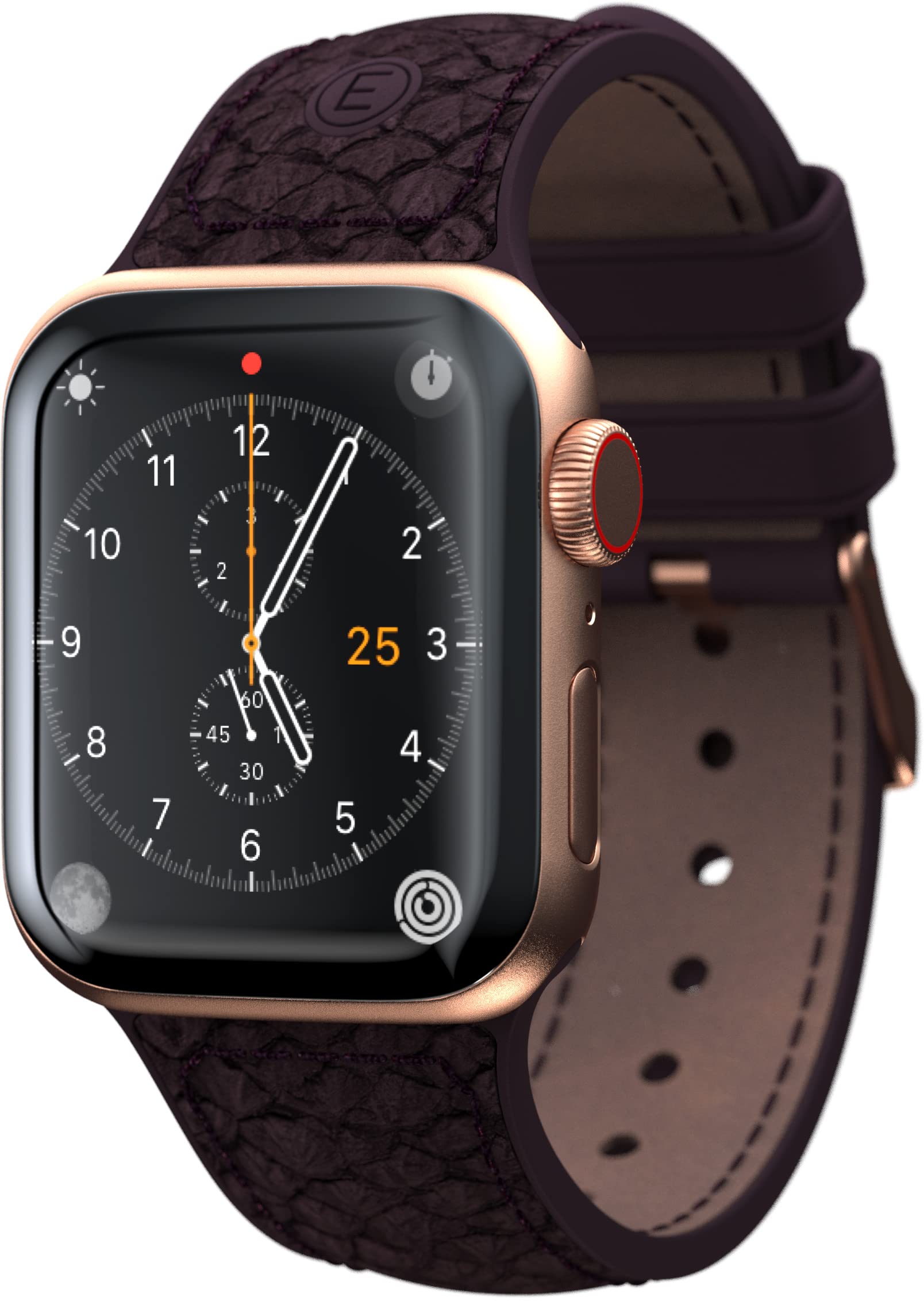 Njord Eldur Apple Watch Band 44mm 45mm - Purple, Durable & Comfortable Strap for Workout, Running & Daily Wear