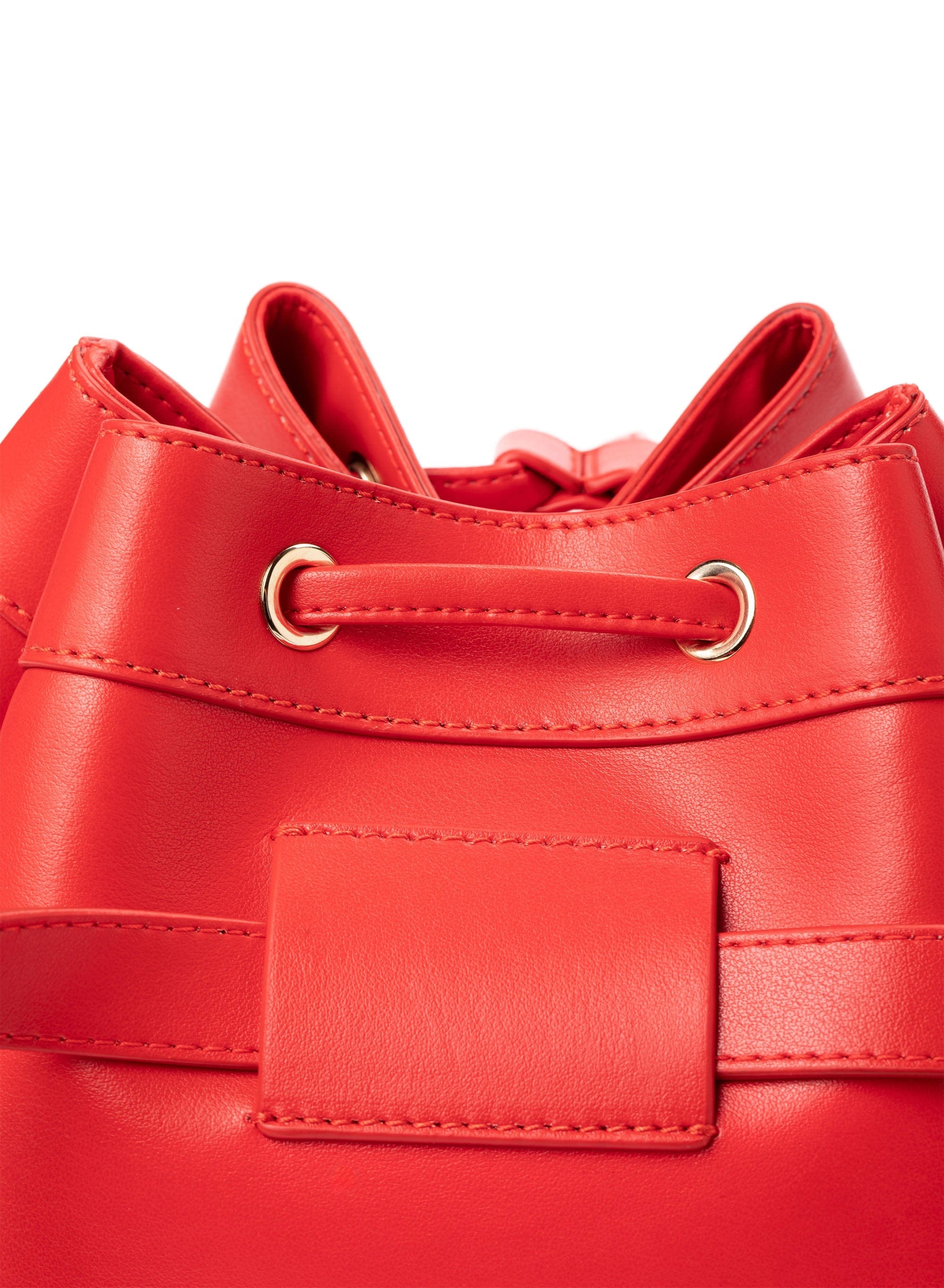 Giorgia Vegan Leather Bucket Bag for Women - Stylish Red Crossbody Handbag | Perfect for Work, Travel & Everyday Use