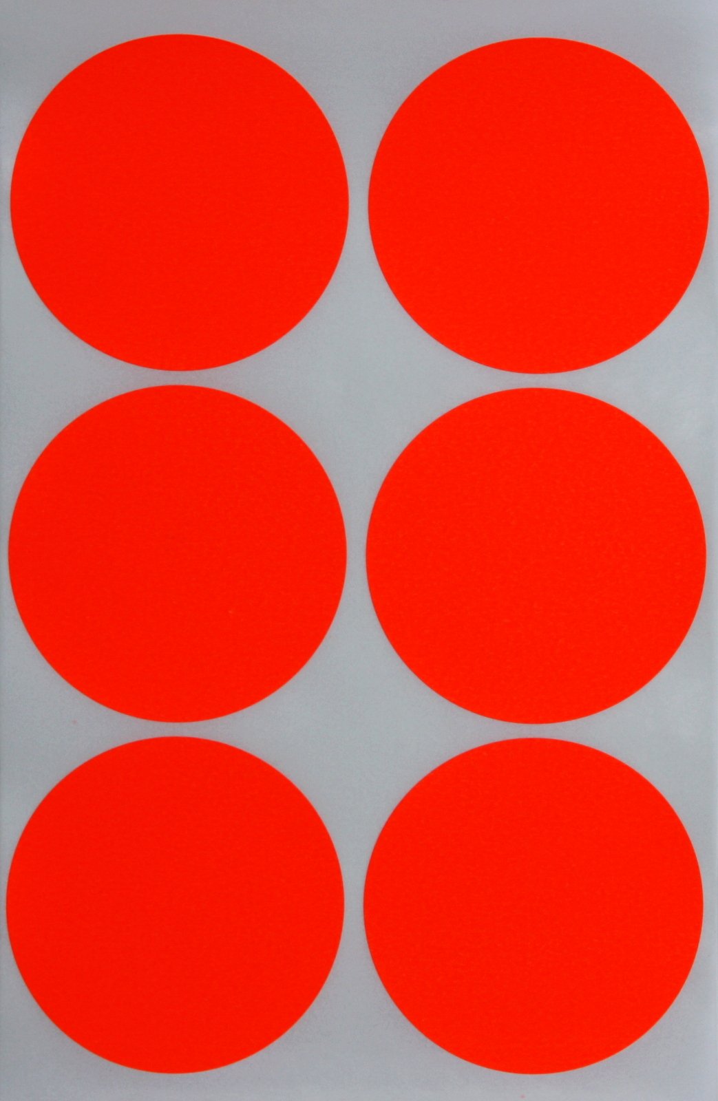 Royal Green Round 2 Inch Neon Red Write-On Surface Stickers - 50mm Multi-Purpose Dots for Jar & Storage Labeling - Permanent Adhesive - 180 Pack - Perfect for Organizing Pantry, Office Supplies & Craft Projects
