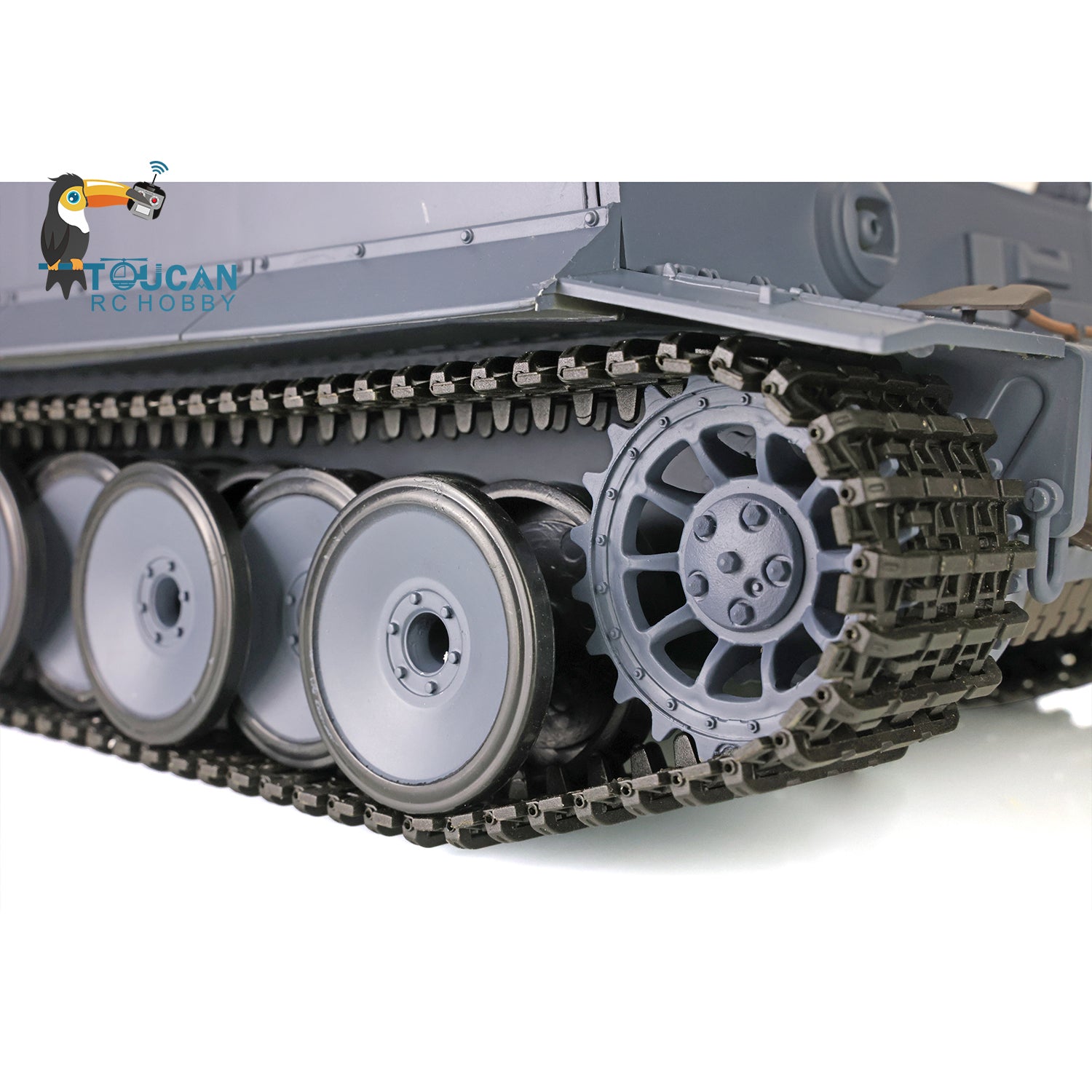 1/16 Scale Henglong German Tiger I RTR RC Tank - 2.4Ghz Remote Control, Smoke & BB Unit, Infrared Combat System (Model 3818) | Fast Free Shipping | Perfect for Military Enthusiasts, Collectors & RC Battles