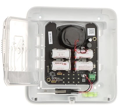 DS PS1 E WE Outdoor Siren with Orange Cap - Loud Alarm for Home Security, Emergency Alerts & Industrial Safety