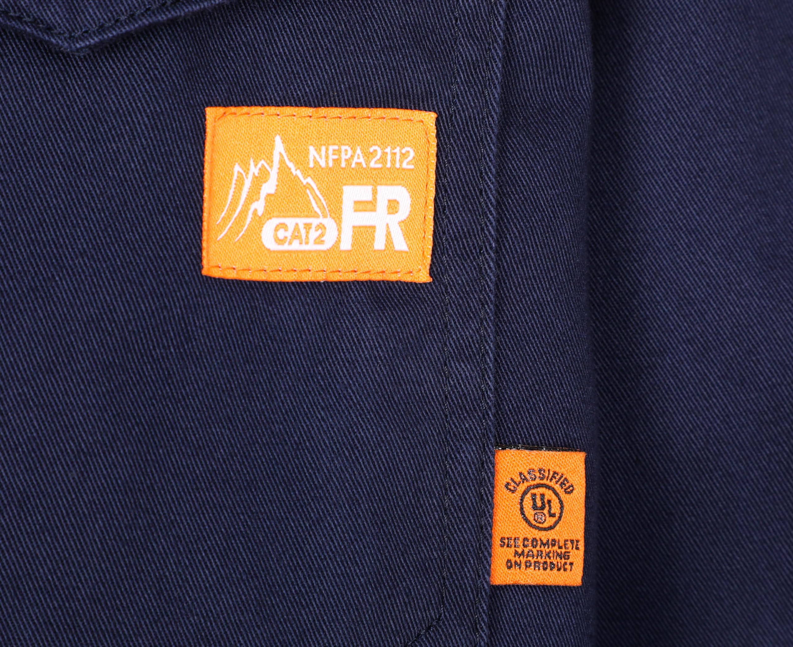 Flame Resistant Work Shirt for Men - 7.5oz Cotton FR Shirt for Welding & Industrial Safety | Titicaca Brand | Perfect for Construction, Oil Rig & Hazardous Work Environments