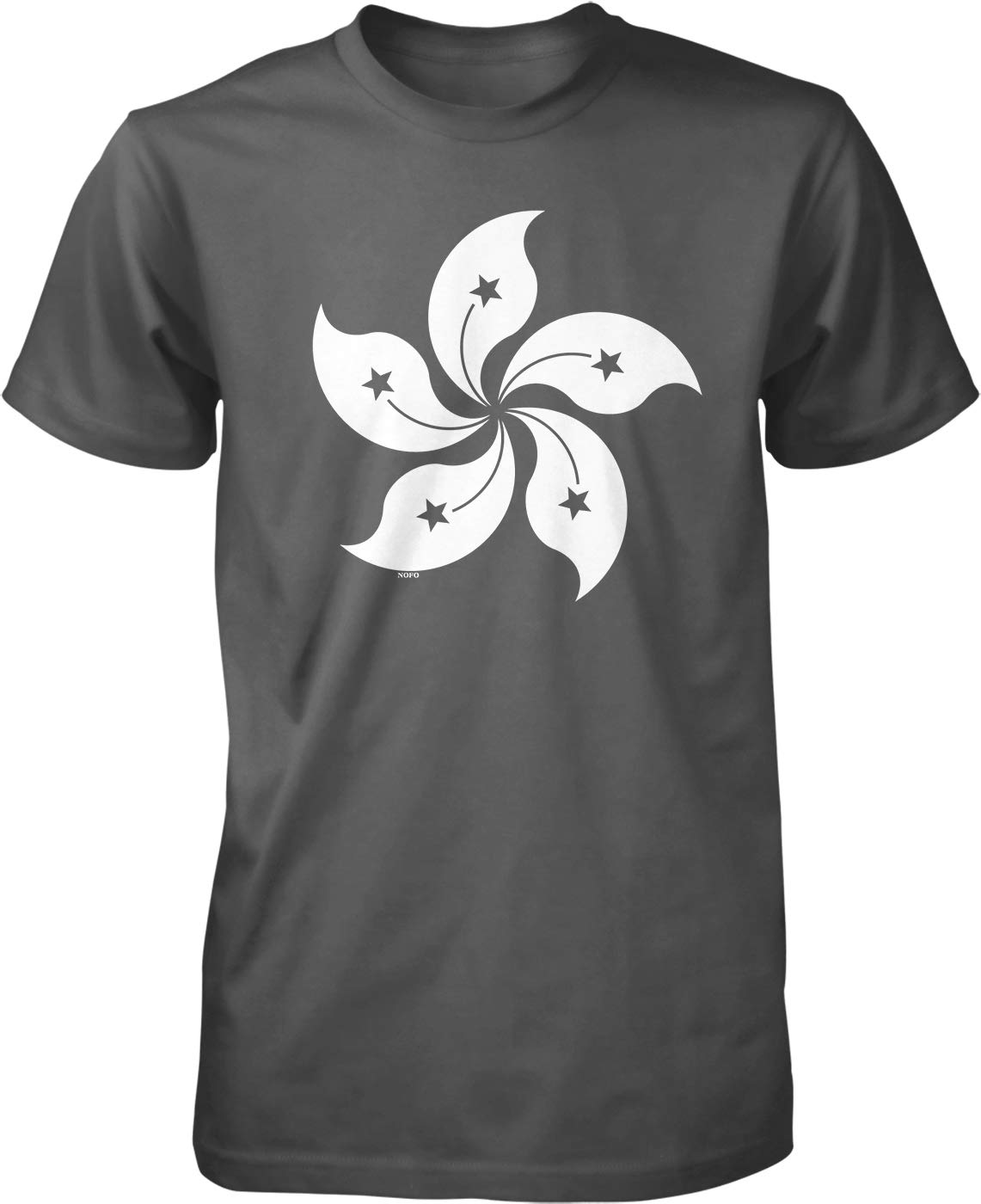Hong Kong Orchid Men's T-Shirt - Comfortable Cotton Short Sleeve Tee for Casual Wear, Street Style & Summer Outfits