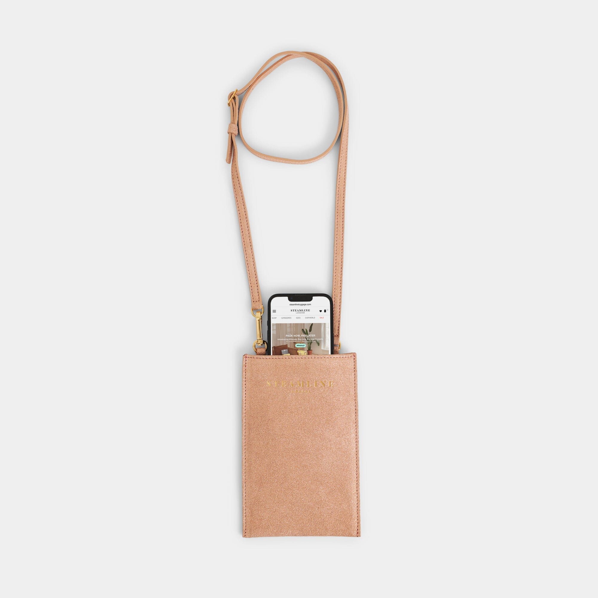 The Navigator Desert Glitter Crossbody Phone Bag - Fashionable Small Purse for Women, Trendy Shoulder Bag with Adjustable Strap - Perfect for Parties, Travel & Everyday Use