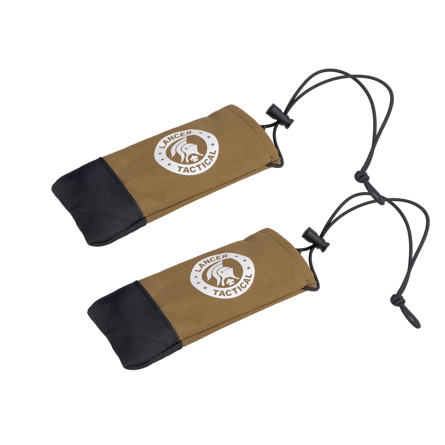 Lancer Tactical Airsoft Barrel Cover with Bungee Cord - 2 Pack for Airsoft Guns & Paintball Markers | Protective Muzzle Cover for Outdoor Shooting & Training