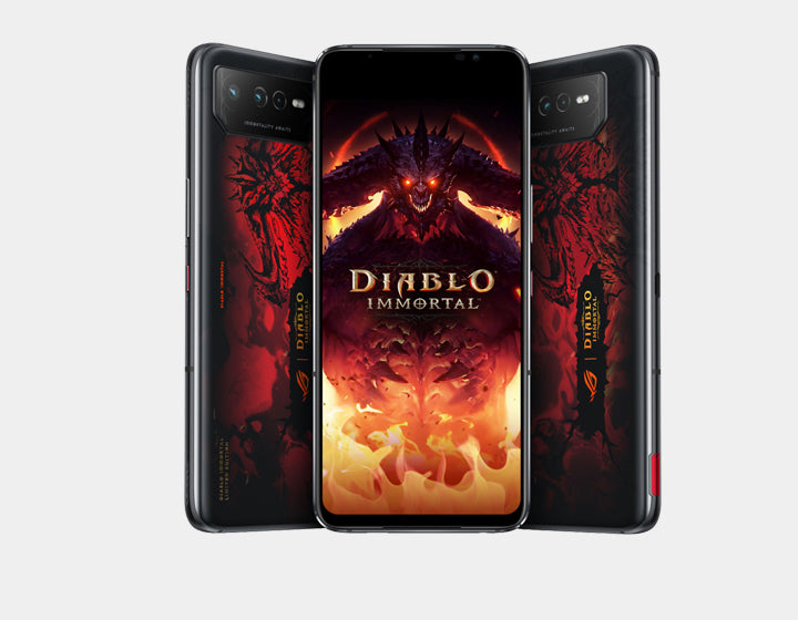 ASUS ROG Phone 6 AI2201 Diablo Immortal Edition - 16GB RAM 512GB Storage, GSM Unlocked Gaming Smartphone in Hellfire Red - Perfect for Mobile Gaming & High-Performance Tasks