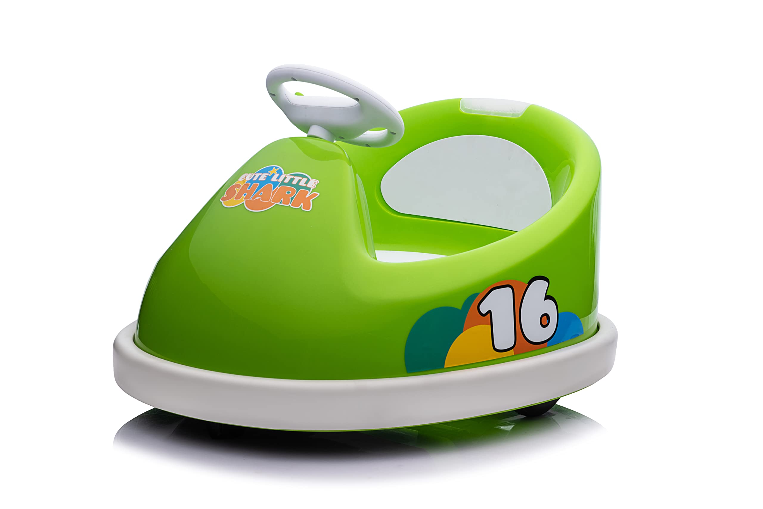 Best Electric Ride On Cars for Kids Ages 2-4 - 6V Battery Powered Bumper Car with Anti-Collision Bar, 360° Spin, LED Lights & Music - Safe Toddler Toy for Indoor/Outdoor Play, Birthday Gifts & Family Fun