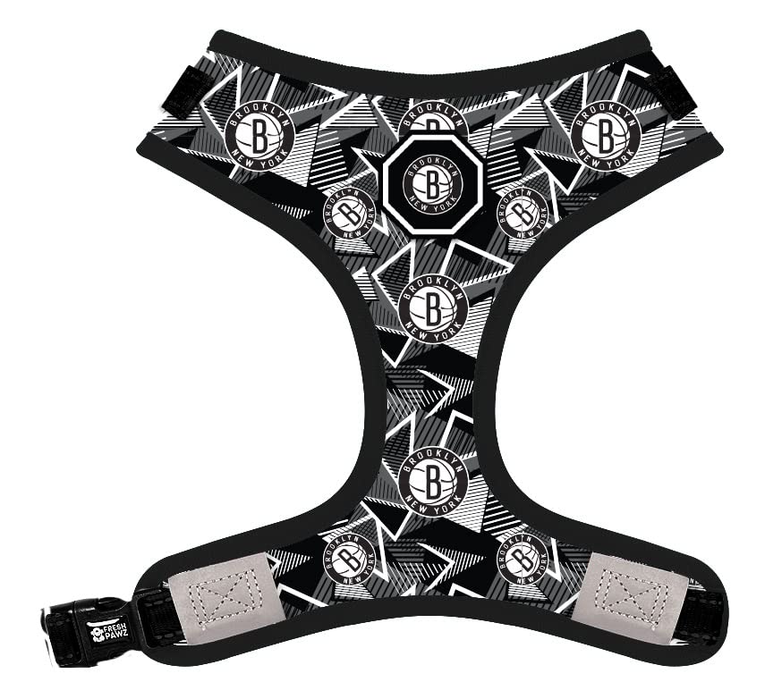 Fresh Pawz No-Pull Dog Harness for Large Dogs - Adjustable Easy Walk Puppy Harness with Lead - Safe & Comfortable Pet Harness for Walking, Training, and Outdoor Adventures (Black)