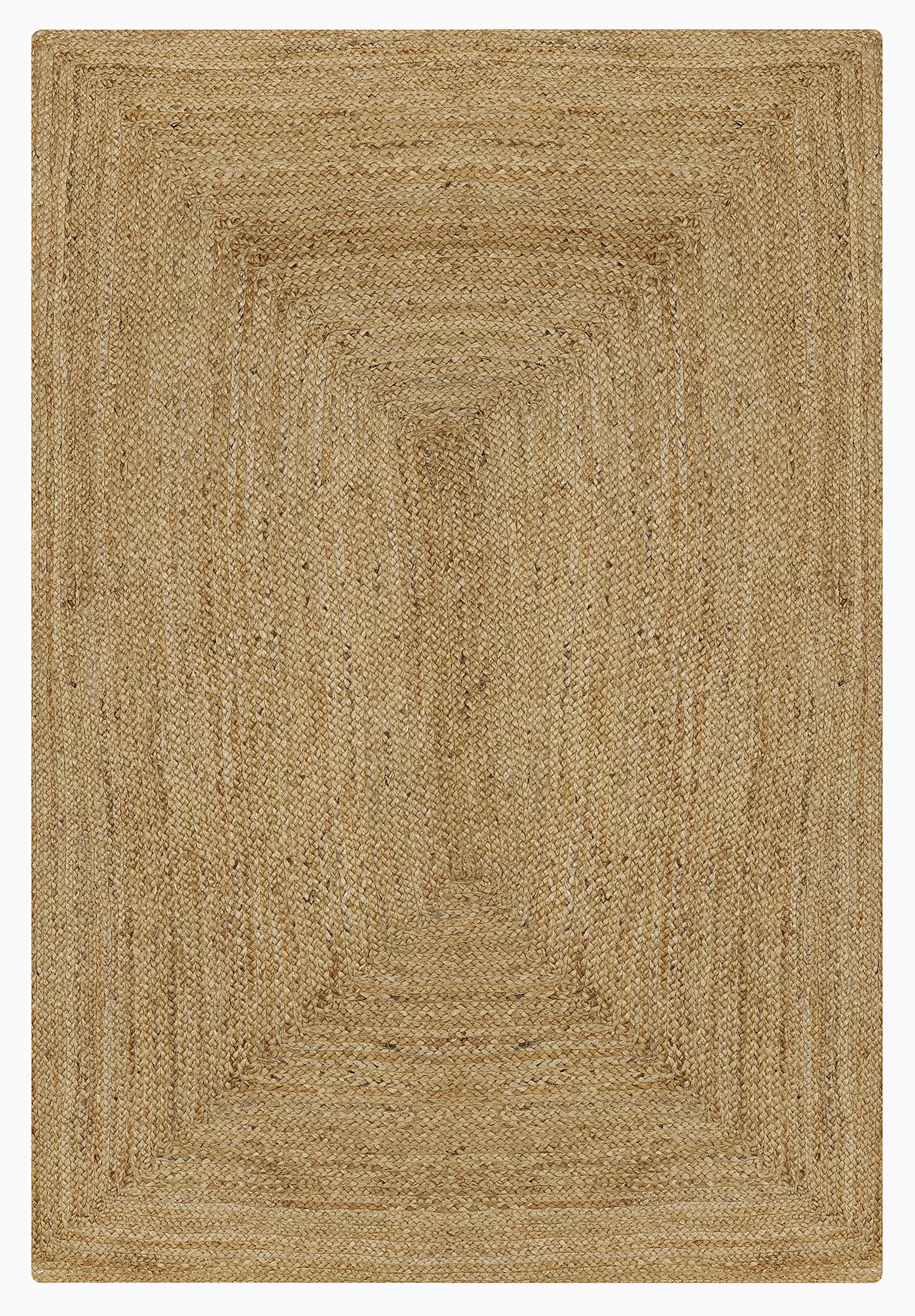 Handwoven Natural Jute Braided Area Rug - Soft & Durable 4x6 ft - Eco-Friendly Fiber for Bedroom, Living Room, Dining Room - Perfect for Boho, Farmhouse & Coastal Decor Styles