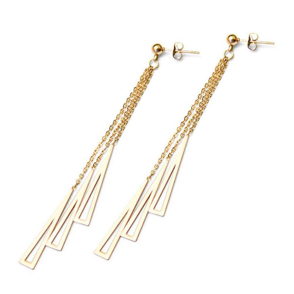 Stylish Silver Threader Earrings for Women - Titanium Steel Chain Tassel Dangle Drop Earrings | Perfect for Parties, Weddings & Everyday Wear