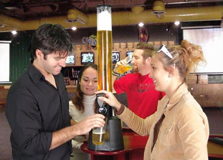 Premium Beer Tower - 5L Glass Draft Beer Dispenser for Parties & Events | Perfect for Home Bars, BBQs & Gatherings