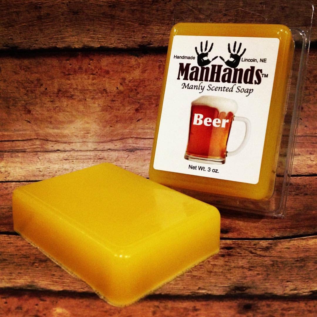Man Hands Beer Scented Novelty Soap - Unique Gag Gift for Men, Funny Bath & Shower Soap - Perfect for Bachelor Parties, Father's Day & Stocking Stuffers