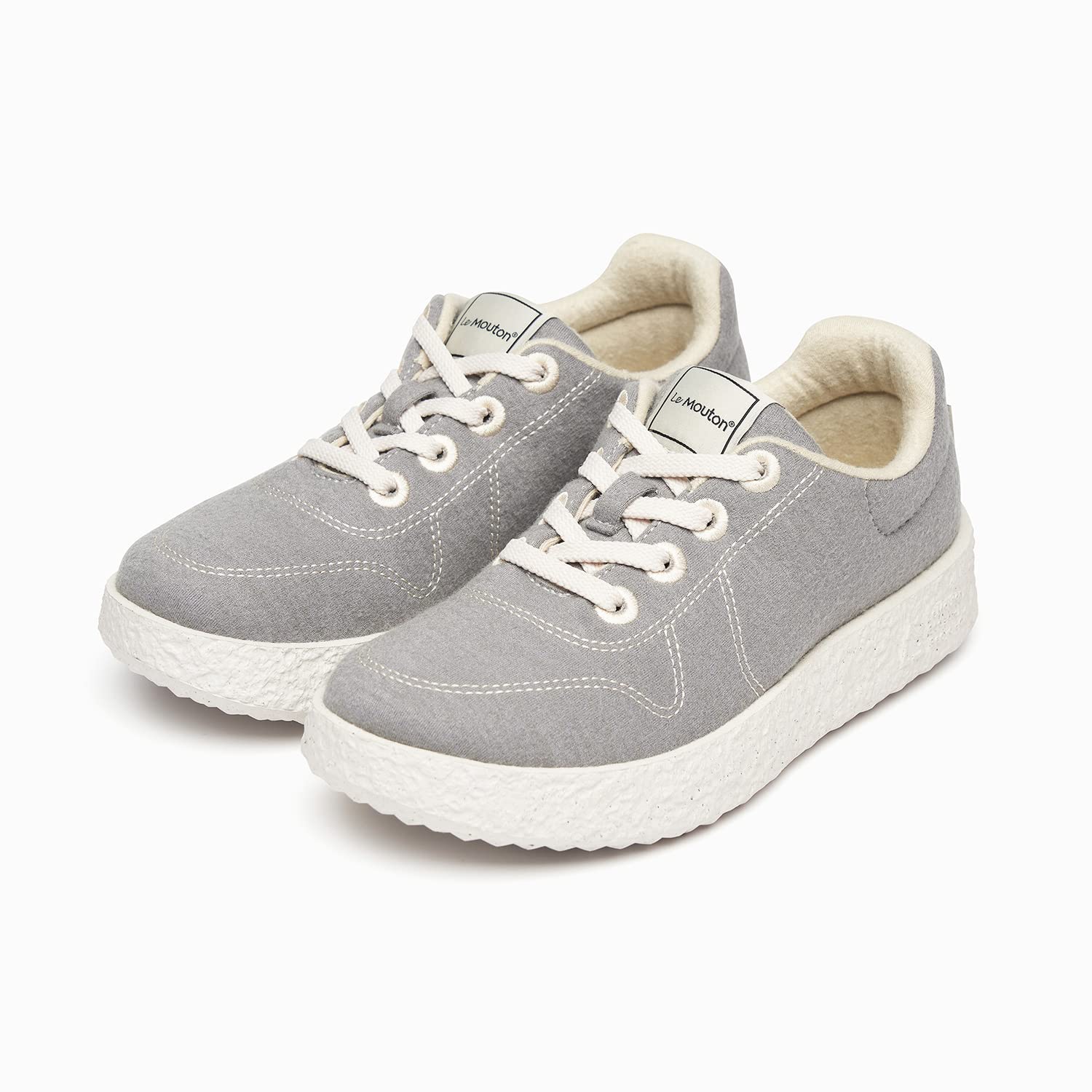 LE MOUTON Mate Merino Wool Walking Shoes - Comfortable Platform Sneakers for Men & Women | Eco-Friendly Lightweight Fashion Shoes | Perfect for Travel, Work & Casual Wear