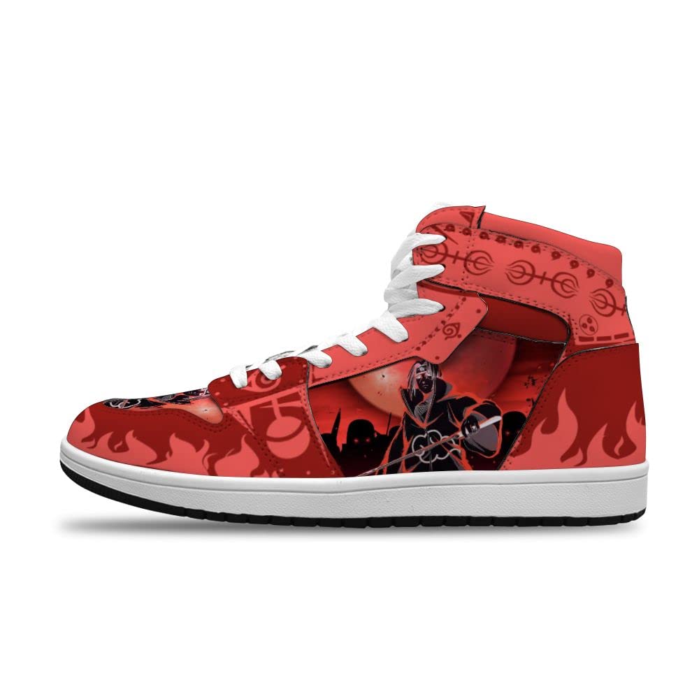 NINJDHUAIX Custom Anime Basketball Shoes for Men & Women - Stylish Sports Sneakers for Running, Training & Casual Wear - Cool Ninja Hero Inspired Design