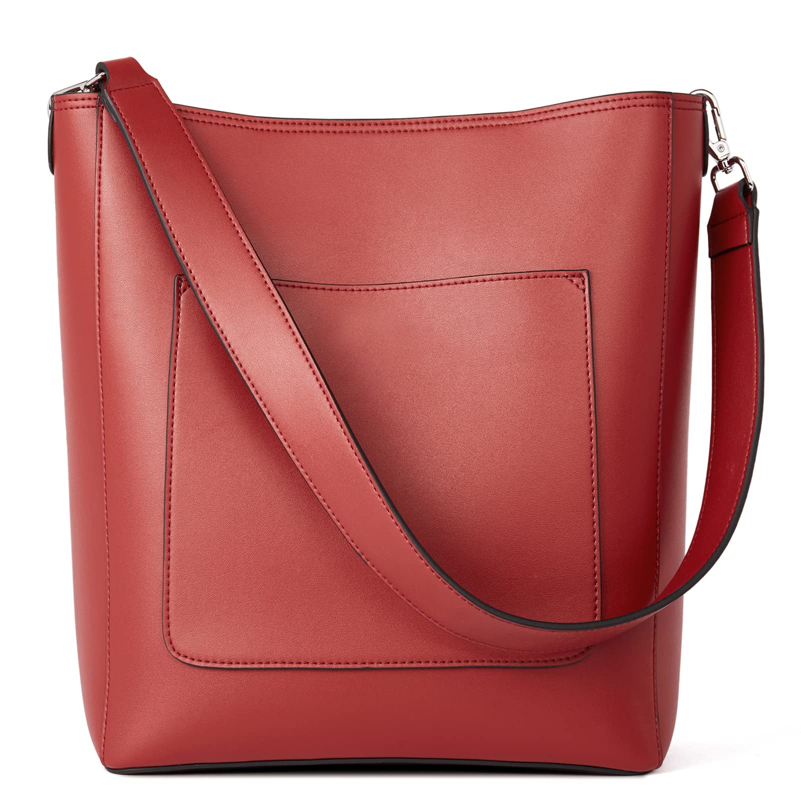 BROMEN Women's Leather Hobo Handbag - Fashion Designer Shoulder Bag & Crossbody Purse for Work, Travel, and Everyday Use