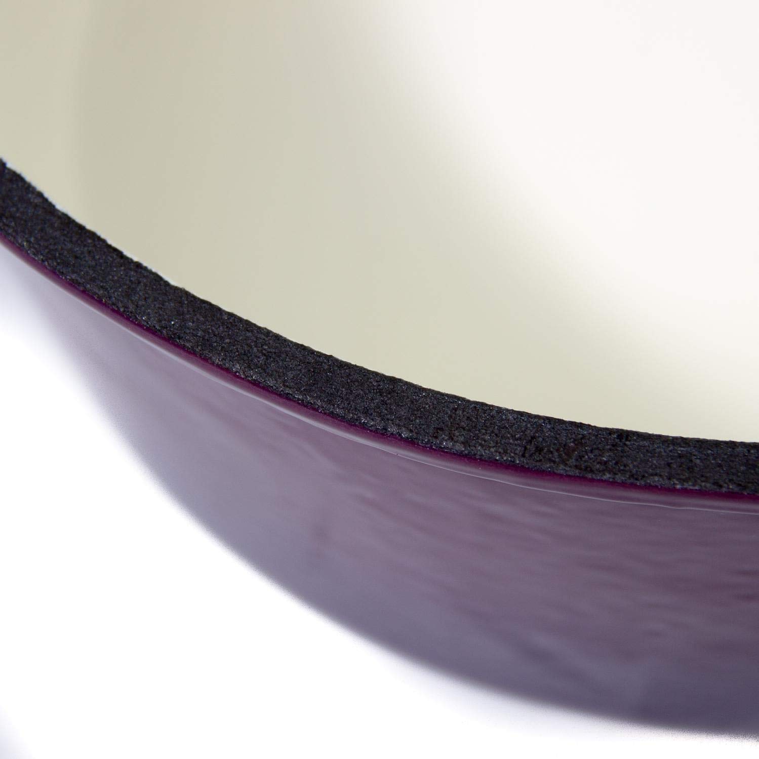 12-Quart Enameled Cast Iron Dutch Oven with Lid - Purple & Gold (GL10489PG) - Perfect for Braising, Stewing & Baking - Ideal for Family Dinners & Outdoor Cooking