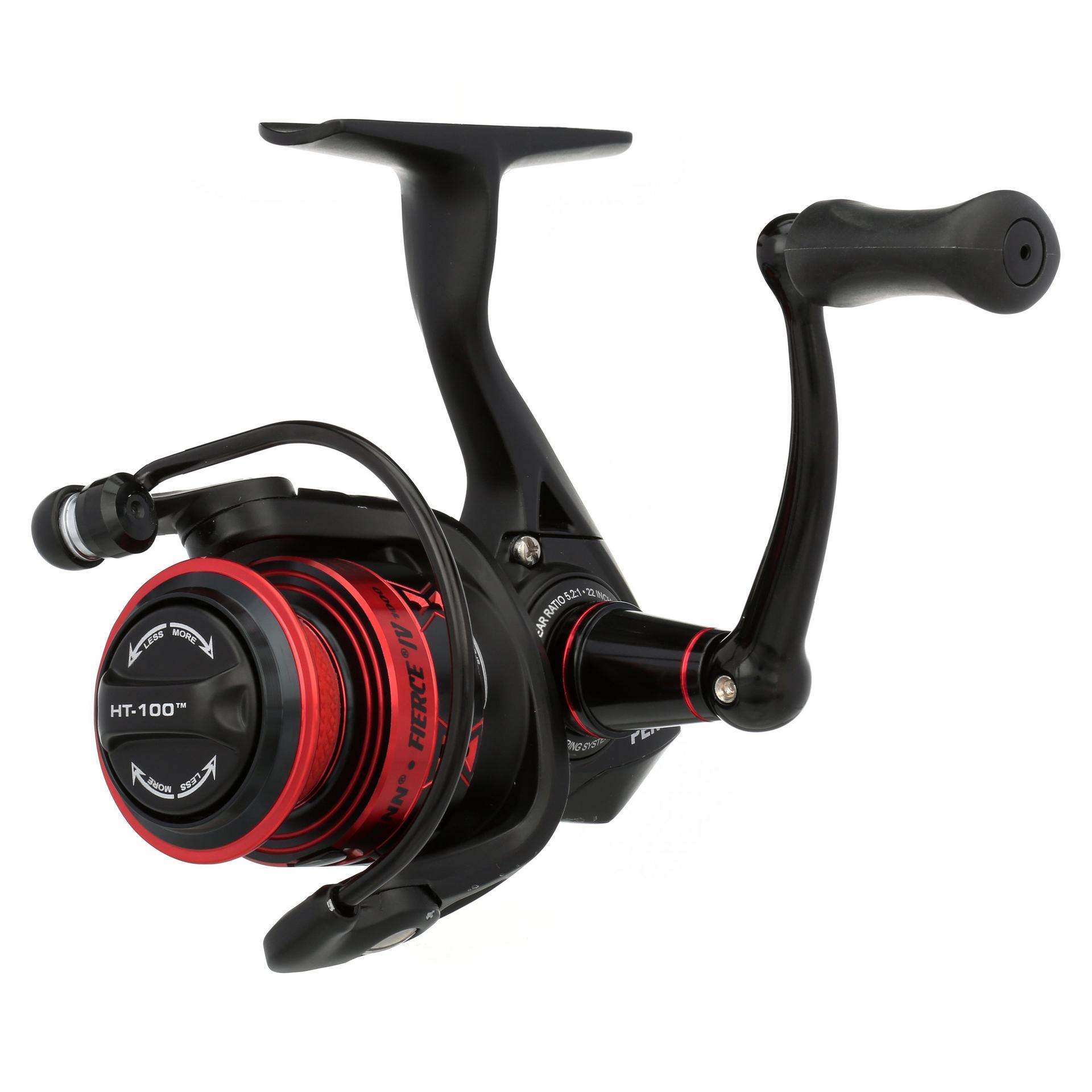 Fierce® IV Spinning Fishing Reel - Lightweight Saltwater & Freshwater Spinning Reel with Smooth Drag System - Perfect for Surf Fishing, Pier Fishing, and Bass Angling