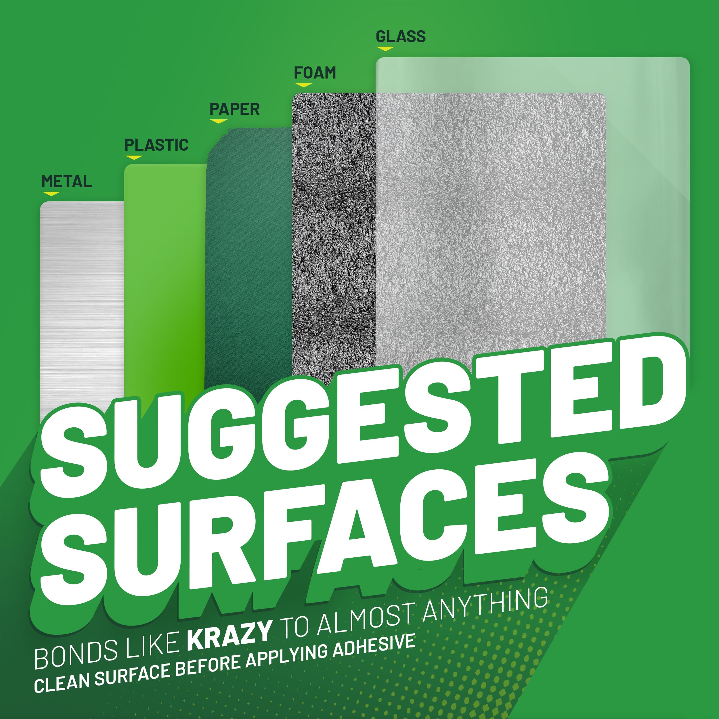 Krazy Double Sided Tape for Crafts & Scrapbooking - 1 Inch Pre-Cut Thin Adhesive Squares (48 Count) - Strong Hold & Easy to Peel - Perfect for DIY Projects, Photo Albums & Home Decor