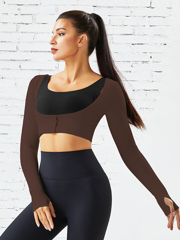 ZASUWA Women's High Support Ribbed Sports Bra - Perfect for Running, Yoga & Gym Workouts