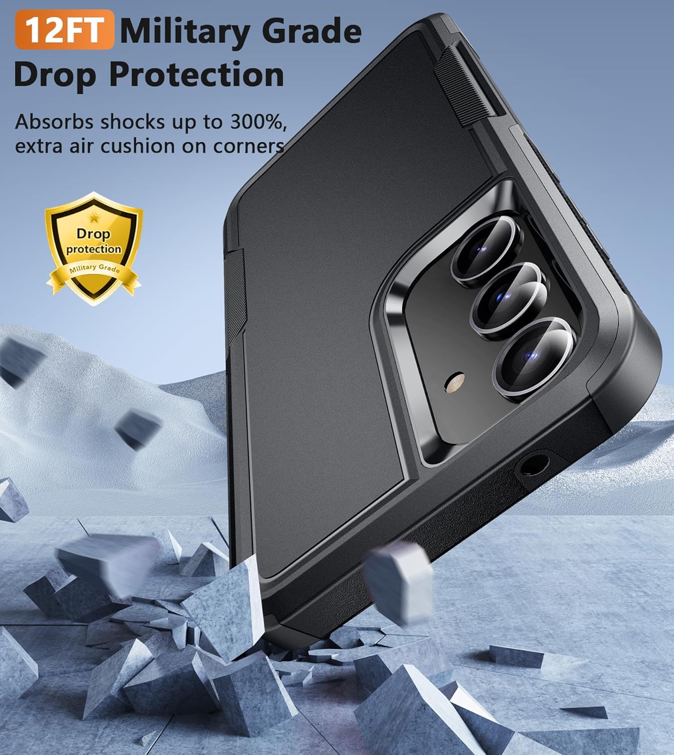 Samsung Galaxy S25 Heavy Duty Dual Layer Protective Case - Shockproof & Scratch Resistant Cover for Everyday Use, Travel & Outdoor Activities