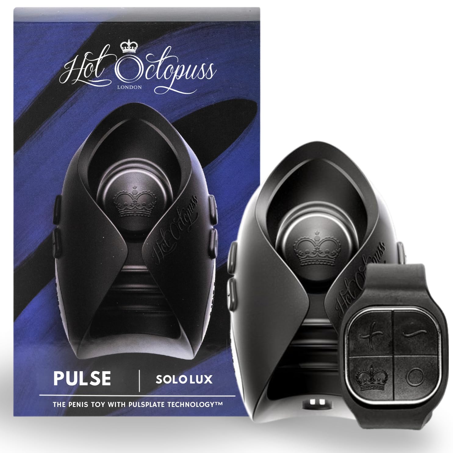 Pulse Solo LUX Automatic Male Masturbator - 6 Vibration Modes, Hands-Free Design with Wrist Strap Remote Control | Adult Sex Toy for Men | Perfect for Solo Pleasure, Couples Play & Discreet Home Use | Enhance Your Intimate Experience