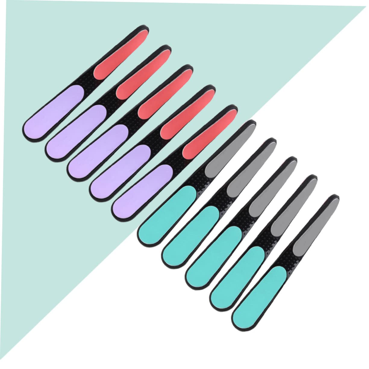 Beavorty 10pcs Nail Files - Professional Edge Shaping, Polishing & Grinding Tools for Manicure, Nail Art & Pedicure | Perfect for Home Use, Nail Salons & DIY Nail Care