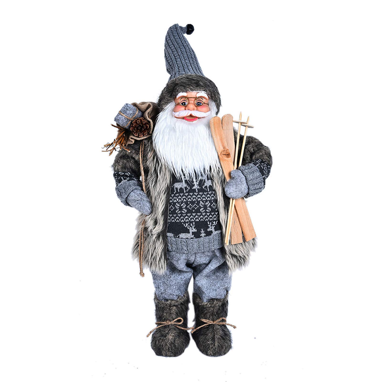 Boddenly Santa Claus Christmas Ornament - Cute Holiday Decor for Kids, Christmas Tree Decorations, Home Decor - Perfect for Holiday Parties, Gift Exchanges & Festive Family Gatherings (One Size)