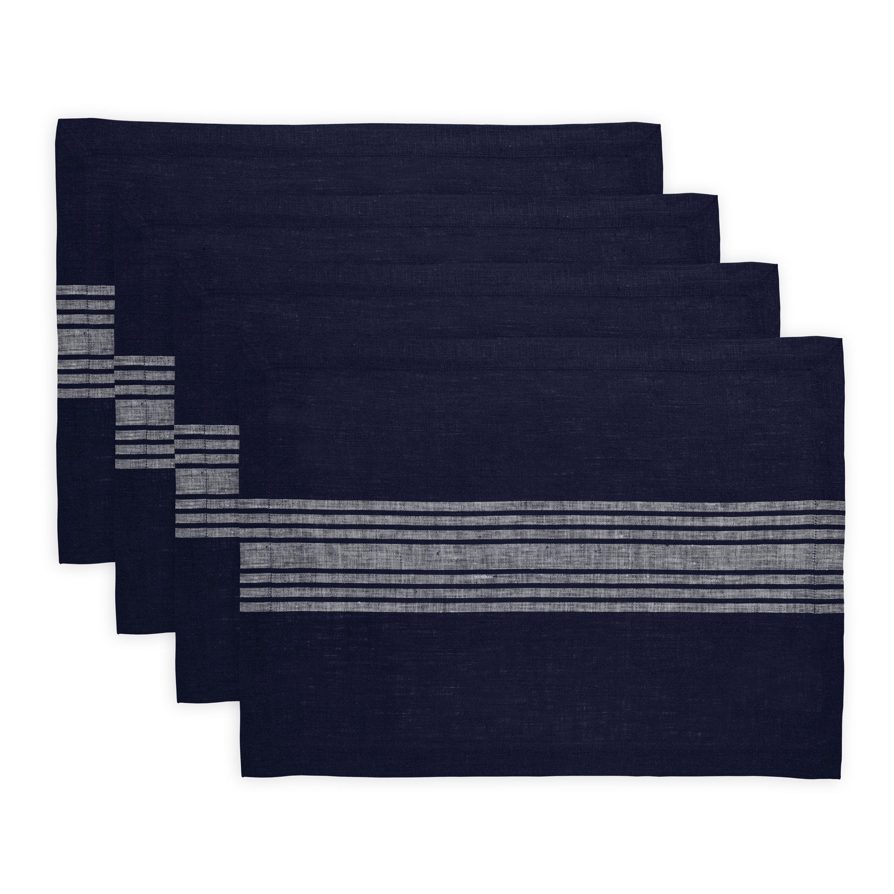 Farmhouse Style Placemats Set of 4 - Rustic Cotton Table Mats for Dining Room, Kitchen & Holiday Decor - Perfect for Thanksgiving, Christmas & Everyday Use