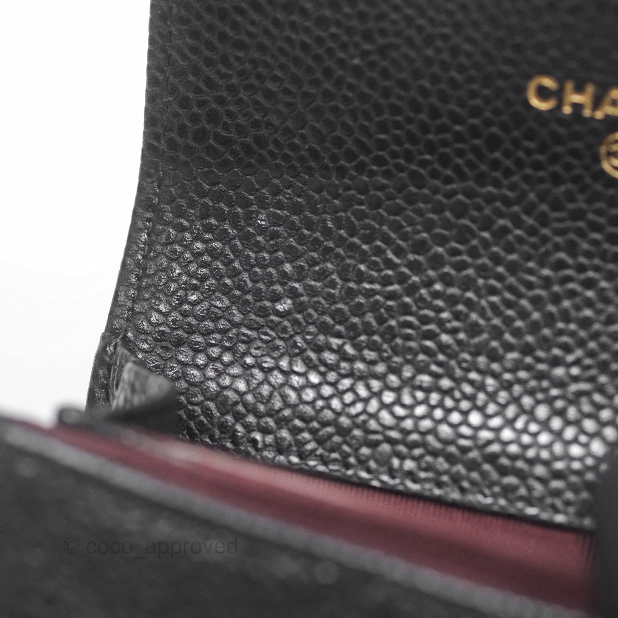Chanel Caviar Quilted Flap Card Holder Wallet in Black with Gold Hardware - Perfect for Everyday Luxury & Gift Giving