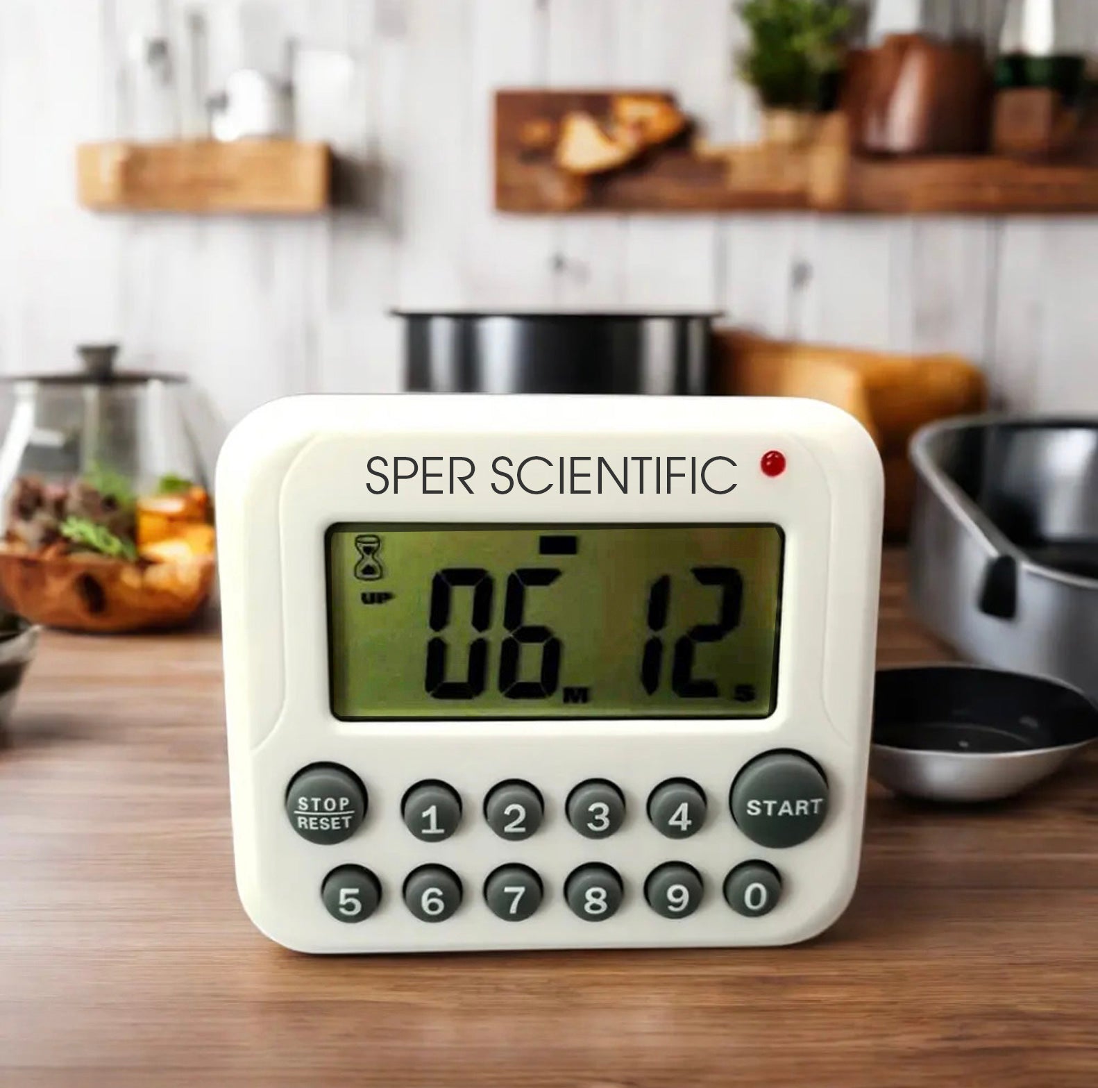 Digital Count Up/Down Timer with Loud Audible Alarm & Bright Visual Display - Perfect for Kitchen Cooking, Classroom Teaching, Fitness Workouts, and Office Productivity