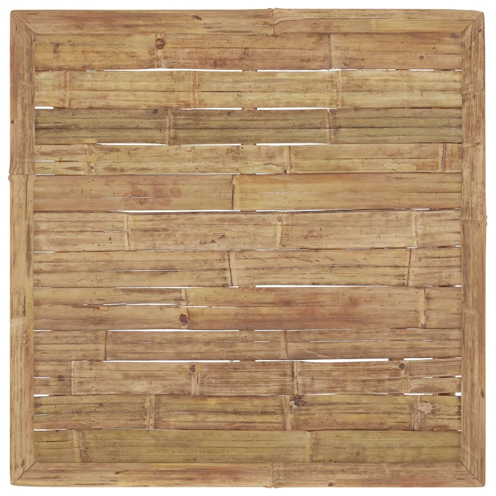 3 Piece Outdoor Garden Dining Set with Bamboo Frame, Comfortable Cushions, and Coffee Table - Perfect for Patio, Backyard, and Poolside Gatherings