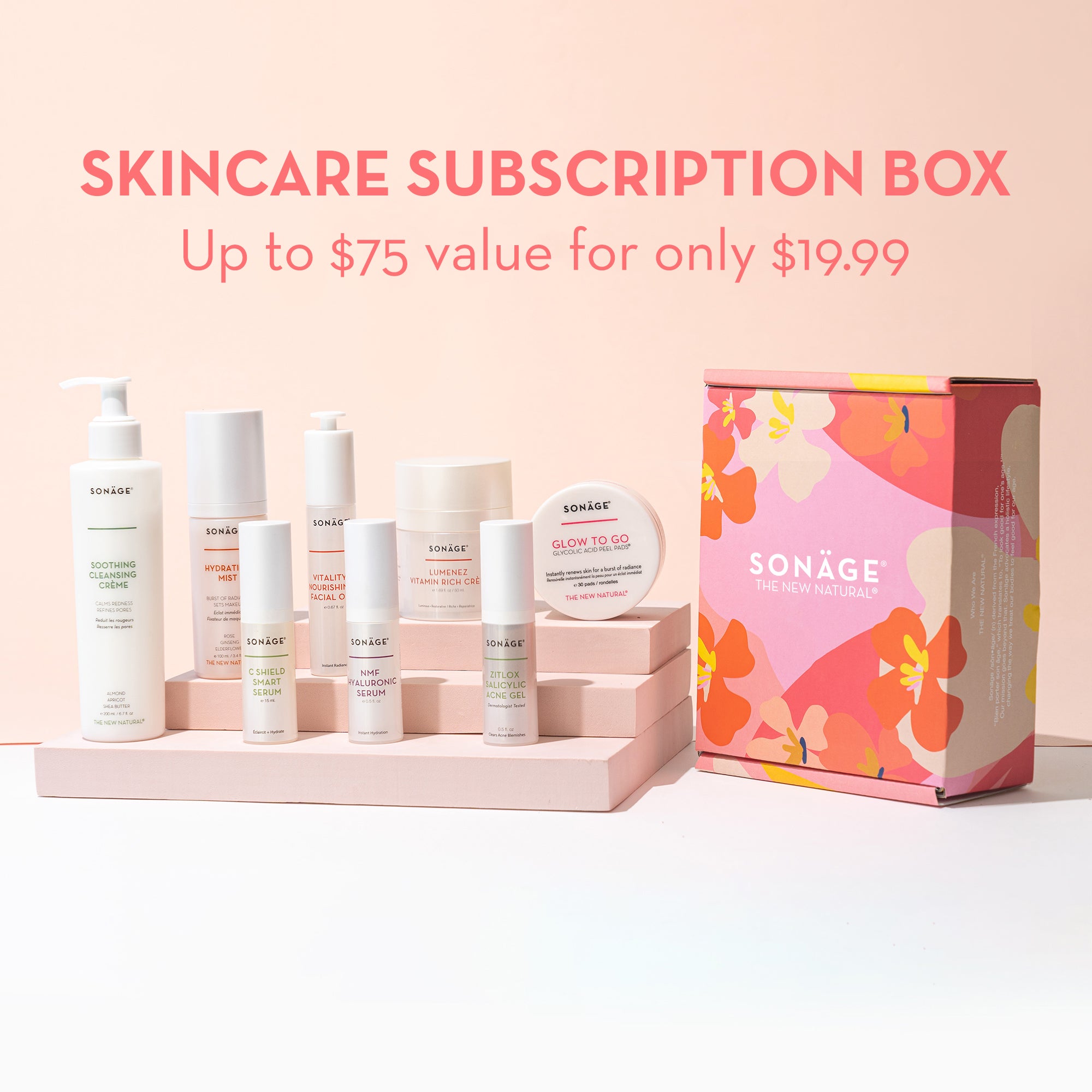 Monthly Skincare Subscription Box - Organic & Natural Beauty Products for Glowing Skin | Perfect for Self-Care & Gifts