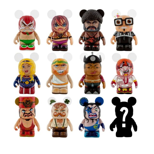 Disney Vinylmation Extreme Wrestlers Blind Box Collectible Toy - Surprise Wrestling Figure for Kids & Collectors - Perfect for Gifts, Play & Display