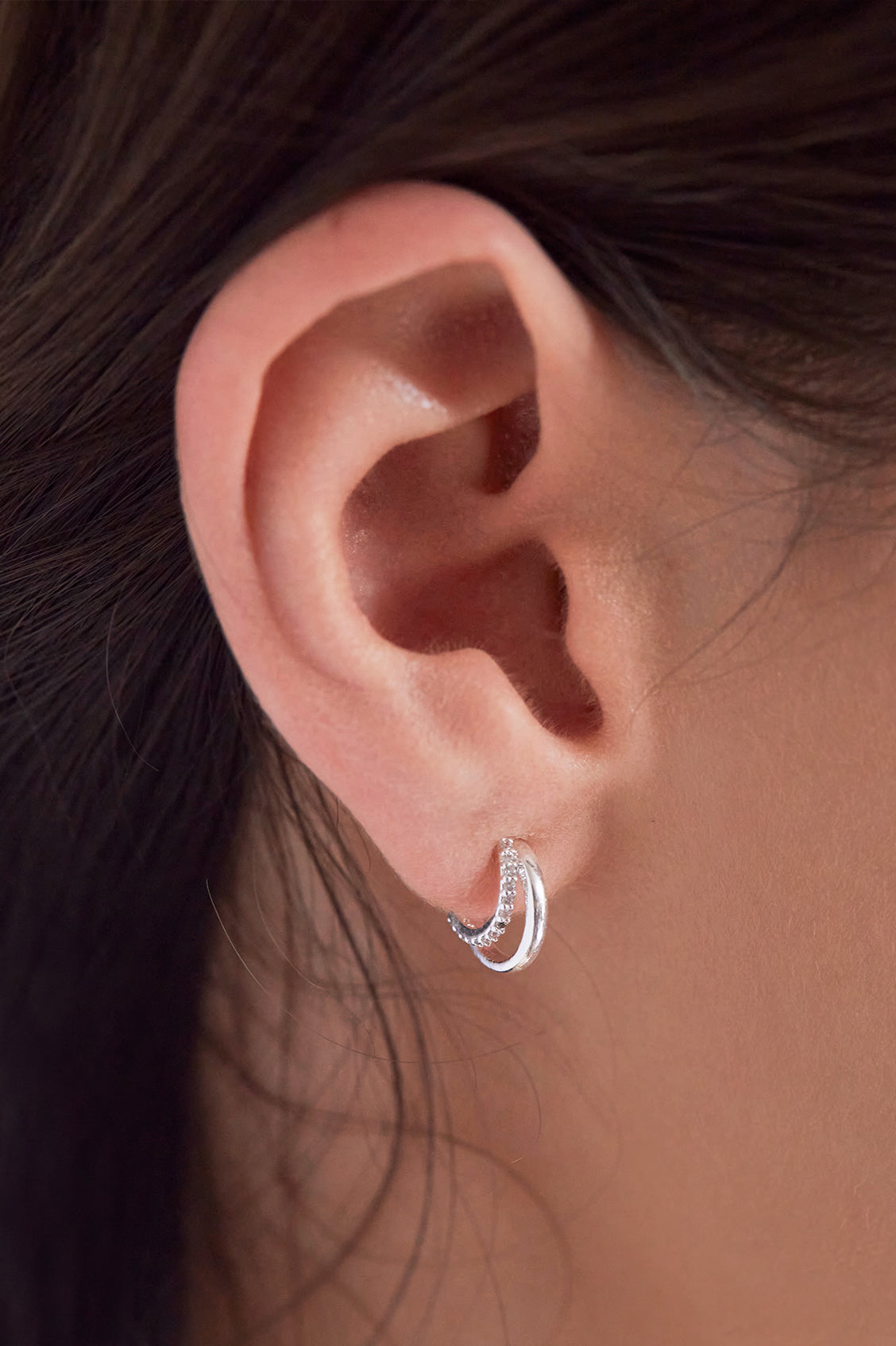925 Sterling Silver Plated White CZ Pave Curl Hoop Earrings for Women | Elegant Dangle Earrings for Party, Wedding & Everyday Wear