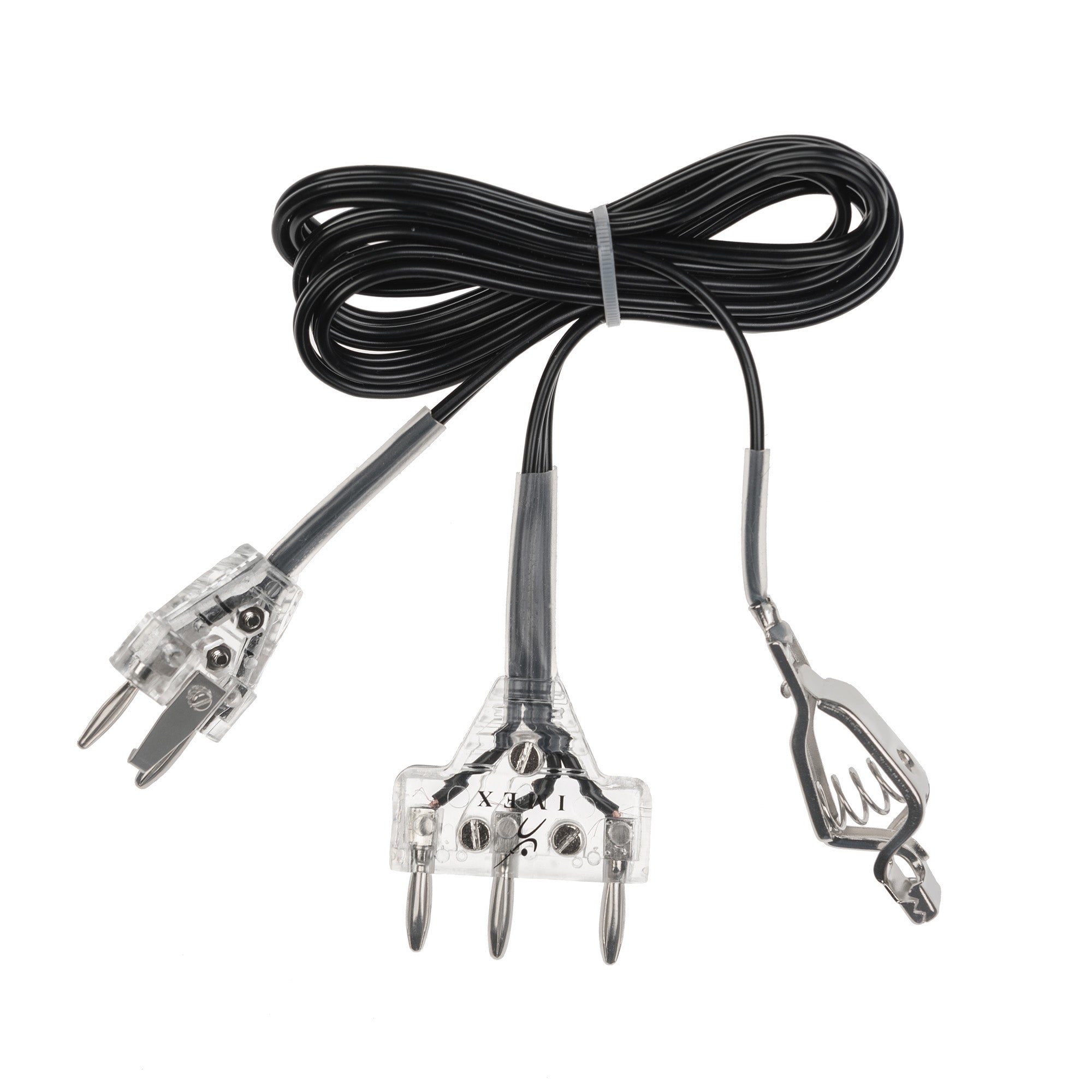 Imex 2 Pin Clear Bodywire Plugs - Perfect for Home, Office, and Studio Electrical Connections